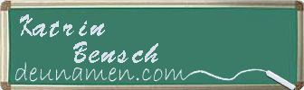 Katrin Bensch Visitenkarte